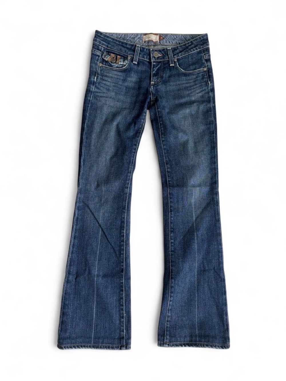 Paige Vintage True Low Rise Flared Jeans